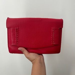 Danielle Nichole clutch/crossover red bag